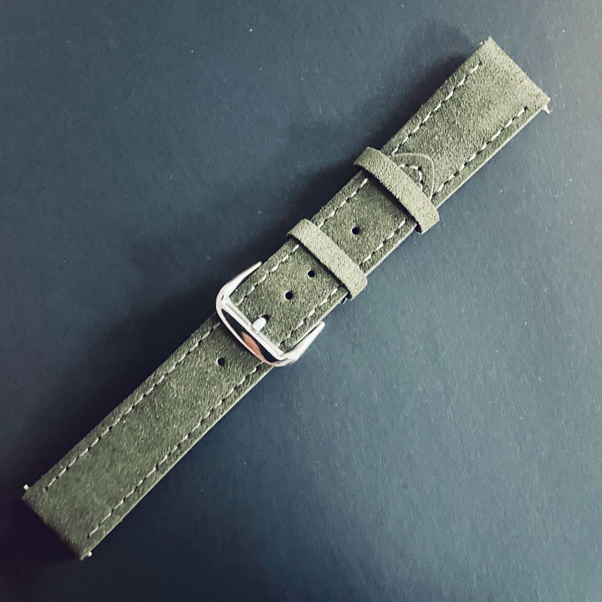 Cuir Suédé 20mm - Vert