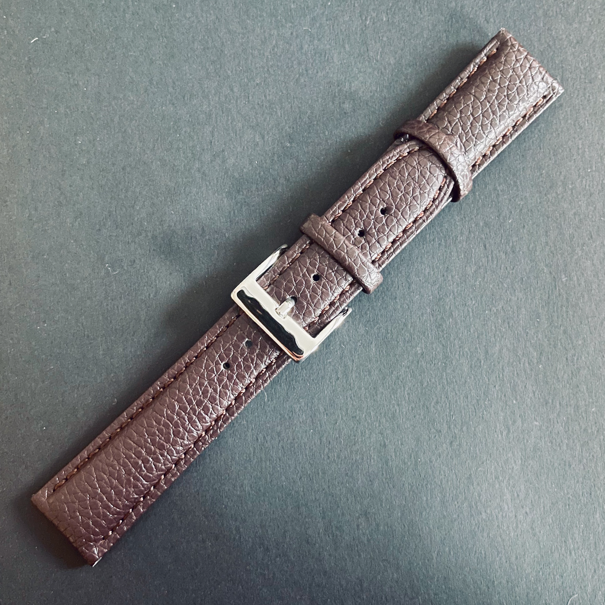 Cuir 20mm - Marron foncé